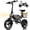 Black, variant on WINDHORSE W3 Electric Bike for Adults, 20mph 20-35miles Range, 500W Motor 14" Lightweight Powerful Ebike with Basket for Teens & Commuter UL 2849