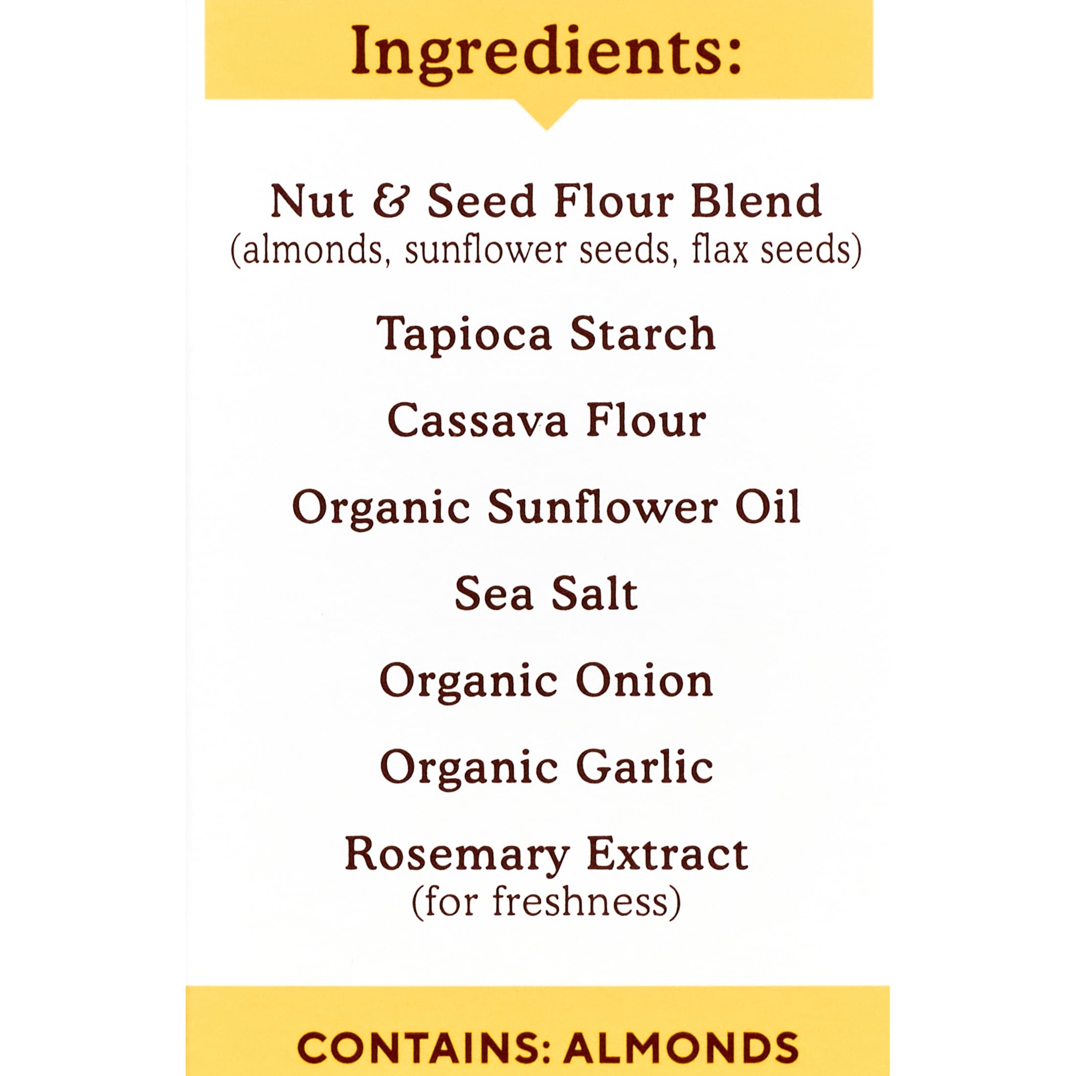 (6 pack) Simple Mills Crackers, Fine Ground Sea Salt, Almond Flour, 4.25 oz Box