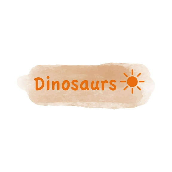 Dinosaurs Beautiful Dinosaur Lovers Watercolor Kids Room Design Wall Art Sticker Designs Vinyl Stickers For Home House Walls Rooms Windows Bedroom Decoration Size (12x12 inch)