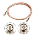 thumbnail image 2 of BNC Macho a BNC Macho Coaxial Cable RG400 Baja Pérdida RF Coaxial Cable 50 Ohm 2,74m / 9Pies, 2 of 4