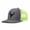 Gray and light green, variant on Black Deer Antler Embroidered Color Block Trucker Hat Unisex Adjustable Cotton Breathable Fashion Cap for Travel Daily Wear
