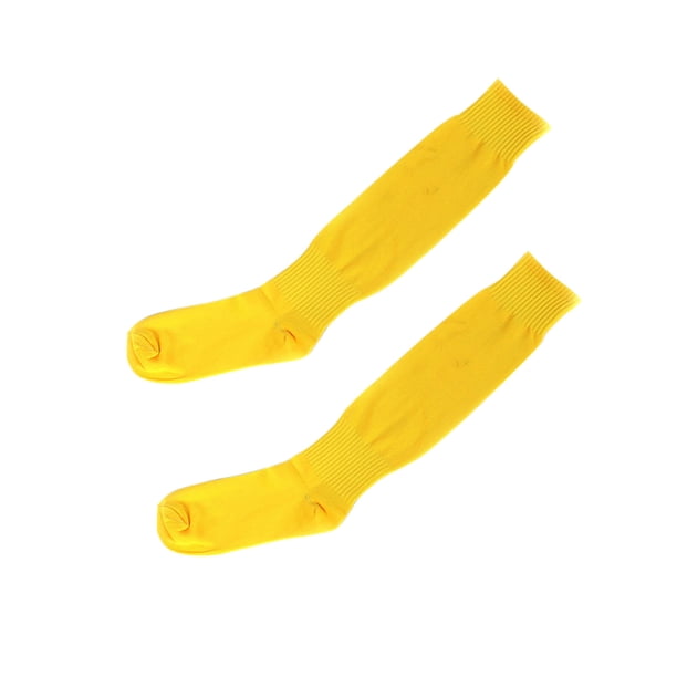 INSPIRE CHIC Calcetines Largos Deportivos para Hombre Hockey Rugby Béisbol Fútbol Americano Color Amarillo Talla Única