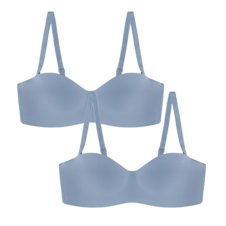 

sexy lingerie for women 2PC Women Sexy Thin Glossy Back Exposed Removable Shoulder Straps Bra Underwear