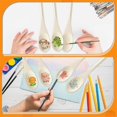 thumbnail image 5 of 50 Pcs 10 Inch Wooden Spoons Bulk for Baking Mixing Serving, 5 of 5