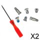 thumbnail image 1 of 2x 6x Tornillos de La Tapa de La Carcasa Inferior Resistente Destornillador de Repuesto para El Accesorio A1706 de 13 Pulgadas 2 piezas, 1 of 8