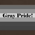 thumbnail image 3 of CafePress - Gray Pride Dark T Shirt - Men's Classic Graphic Cotton T-Shirt, 3 of 4