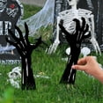thumbnail image 5 of 2 Pack Scary Hands Lawn Stakes Halloween Decor Outdoor Garden Decor Zombie Graveyard Decor Perfect for House Party, Halloween Party, Garden Party, Outdoor Party (2D Flat), 5 of 8