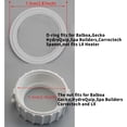 thumbnail image 2 of Spa Hot Tub Heater Split Nut Union with Screw, 1 pc Gasket/O-ring (3 Inch, Suitable for 2 Inch Heaters), 2 of 5