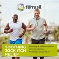 thumbnail image 2 of Terrasil Jock Itch Treatment Cream MAX Strength, Clotrimazole 1%, Natural Antifungal Ointment Treats Tinea Cruris, 6X Faster Relief (50gm Tube), 2 of 8