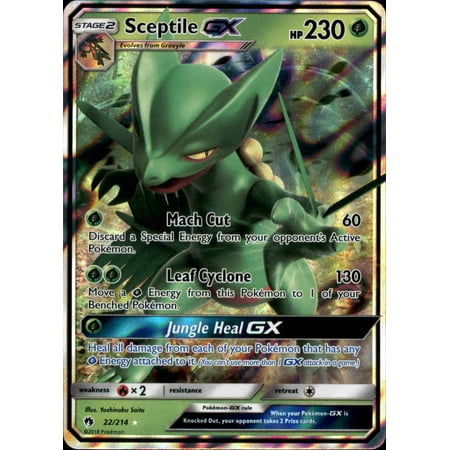 Pokemon Lost Thunder Sceptile-GX #22