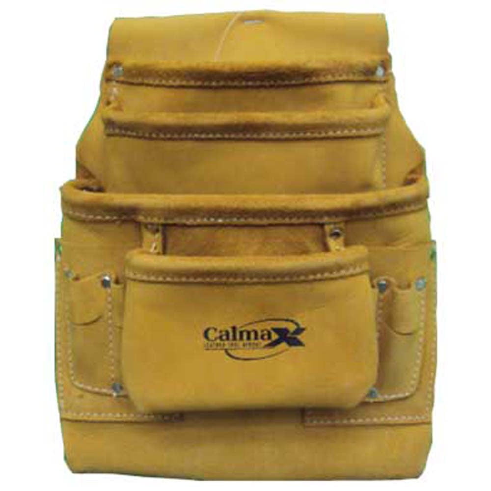 Leather Carpenter Tool Bag with 10 Pockets - AT1101-86 - Walmart.com 