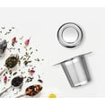 thumbnail image 5 of LHS Tea Infuser with Lid,Fine Mesh Stainless Steel Tea Strainer, Double Handles Tea Filters for Steeping Loose and Coffee, 5 of 6