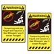 thumbnail image 5 of 2 Piezas De Manipulación De Advertencia Con De Kayak Calcomanías Camión Pesquero Barco DIY Cola Etiquetas engomadas amonestadoras, 5 of 6