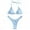 Sky Blue, variant on Sngxgn Women Tummy Control Swimsuits Push Up Bathing Suits(Sky Blue,M)
