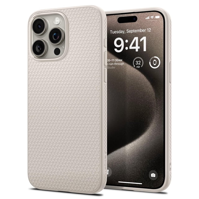 Funda Spigen para iPhone 15 Pro 2023 en Titanio de Grado Militar