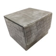 thumbnail image 1 of Caja para baraja de cartas, tarjetero de piel sintética, caja para exhibir barajas de cartas, almacenamiento de cartas Blanco Gris, 1 of 8