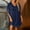 Dark Blue, variant on SEMPAI Shiny Flowy Chiffon Cocktail Dresses for Women Elegant Split Half Sleeve Summer Loose V Neck Short A-Line Party Dress