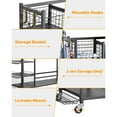 thumbnail image 4 of Golf bag storage 4 Golf Bag Organizer Garage Storage, Extra Large Golf Bag Storage Rack for Golf Bag, Golf Clubs and Golf Accessories, Golf Storage for Garage, Golf Clubs, Basement, 4 of 5