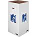 thumbnail image 3 of Bankers Box Large Corrugated Cardboard Trash and Recycling Containers, 50 Gallon, 10 Each (7330201), 3 of 10