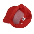 thumbnail image 6 of MANHUJI Women Baseball Cap Snapback Hat Hip-Hop Adjustable Rd (Red,One Size), 6 of 6
