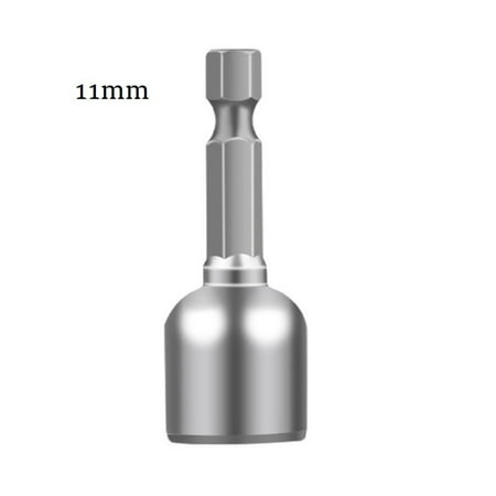 

Leke 6-13mm Impact Socket Magnetic Nut Screwdriver 1/4 Hex Shank Electric Drill Bit