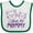 White and Green, variant on Inktastic I Love My Mommy Boys or Girls Baby Bib