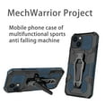 thumbnail image 5 of for iPhone 14 Case,Military Grade Protection [Built-in Kickstand] Magnetic Metal Back Clip Heavy Duty Protective TPU+PC Shockproof Rugged Hard Phone Case for iPhone 14,Blue, 5 of 7