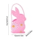 thumbnail image 3 of Bolsa de regalo para dulces de Pascua | Bolsa de tela no tejida con forma de huevo | Bordes reforzados y duraderos | Asa cómoda para niños y adultos | Organizador multiusos para guardar refrigerios, 3 of 6
