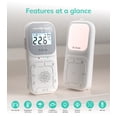 thumbnail image 3 of Dr.Care Digital Audio Baby Monitor Built-in Nightlight 1000ft Range ABM001, 3 of 7