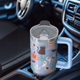thumbnail image 5 of Spooky Halloween 30oz Pumpkin Tumbler with Handle and Straw Lid – Gift Coffee Mug – Insulated Travel Cup, 5 of 5