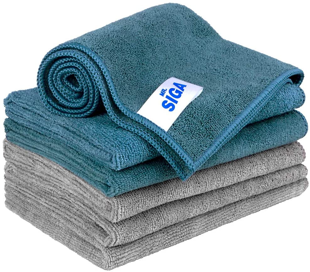 MR SIGA Microfibre Cleaning Cloth Size: 15.7" x 15.7" Pack of 12 