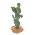 thumbnail image 1 of Cactus Model Decor Simulation Cactus Shape Ornament Home Decoration Green Resin 1Pack, 1 of 1