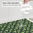 thumbnail image 5 of Vsdgher Broccoli 3 Dish Drying Mat Super Absorbent Drying Mat Large Dish Drying Mats for Kitchen Counter Kitchen Drying Mat 24" x 18", 5 of 7