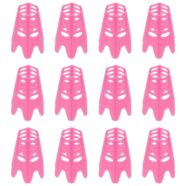 Unique Bargains 12Pcs Plastic Golf Tees, 1.8" Golf Simulator Tee Golf Practice Tee, Red