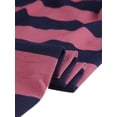 thumbnail image 5 of DARING DIVA High Waist Elastic Waistband Stirrup Pant XS Navy Pink-Stripe, 5 of 6