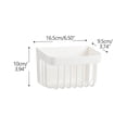 thumbnail image 2 of Kitchen Draining Rack Sink Faucet Wall-mounted Shelf Bathroom Storage Hollow Draining Rack, 2 of 5