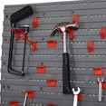 thumbnail image 6 of Wall Mount Tool Organizer with 54 Pegboard Hooks&Shelf, Heavy-Duty Garage Storage System for DIY Projects, 6 of 11