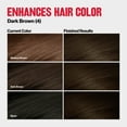thumbnail image 4 of Revlon ColorSilk Tone + Gloss + Care Demi-Permanent Hair Color, 4 Dark Brown, 4.5 fl oz, 4 of 13