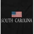 thumbnail image 2 of South Carolina Pride American Flag SC Plus Size Crewneck Graphic Tee Shirt Brisco Brands 2X, 2 of 5