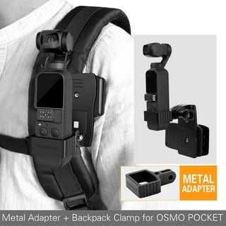 PellKing Accessories Kit for DJI Osmo Pocket 2,New Quick Release Head Strap  Mount + Chest Mount Harness + Backpack Clip Holder + 360°Rotating Wrist