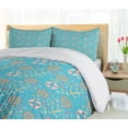 thumbnail image 4 of Ambesonne Maritime Duvet Cover Sets, Colorful Marine Elements, 2-King, Deep Sky Blue Multicolor, 4 of 6