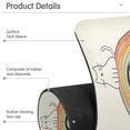 thumbnail image 4 of Yayeee Faucet Mat for Kitchen Sink 30" Diatomite Long Splash Guard Pad, White Cat Rainbow, 2 Pack, 4 of 7