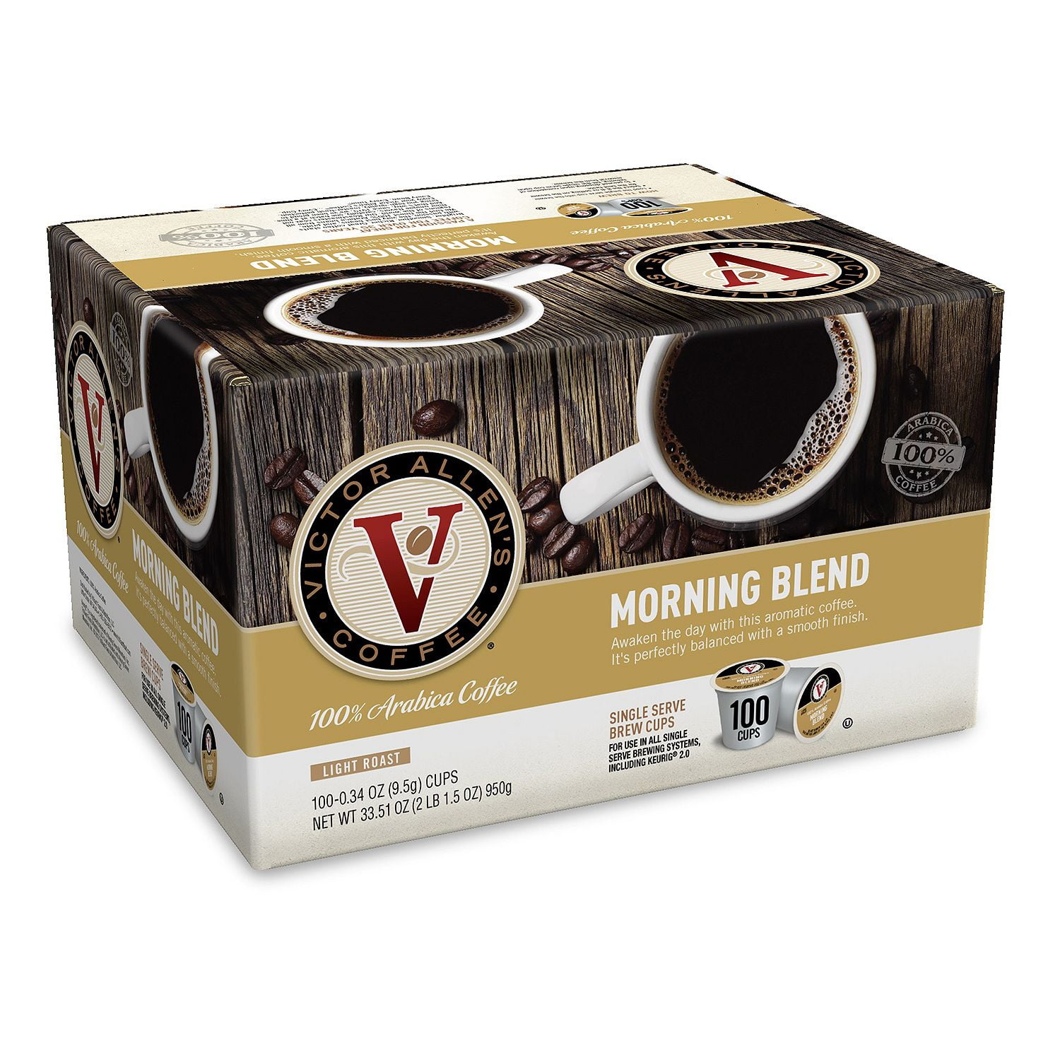 Victor Allen's Morning Blend (100 singleserve cups)