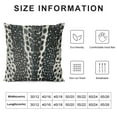 thumbnail image 5 of Chilfamy Antelope Pillow Covers, Square Fawn Animal Black Gray Beige Antelope Print Modern Accent Throw Pillow Covers Cushion Case Sham for Couch Bed Home Sofa Decorative  White, 5 of 5