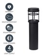thumbnail image 1 of Sterno Home 3005882 Black Solar Powered LED Bollard Light, 1 of 1