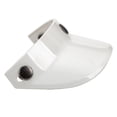 thumbnail image 3 of S SERENABLE Motorcycle Peak Visor with 3 Snap Scratch Resistant for 3/4 Helmets White White3, 3 of 6