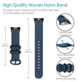 thumbnail image 3 of Fintie for Gear S2 Band, Soft Woven Nylon Sport Strap with Adapters for Samsung Gear S2 SM-R720 SM-R730, Navy, 3 of 7