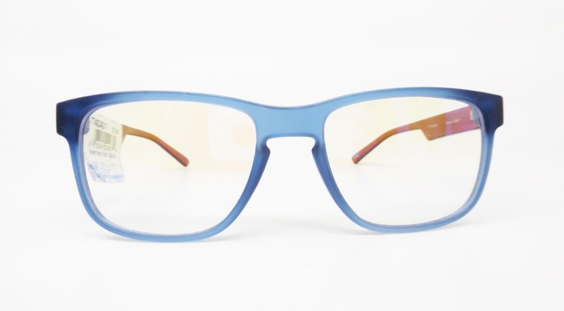 ICU Eyewear for Kids Youth Screen Vision Blue Light Filtering - Blue Square