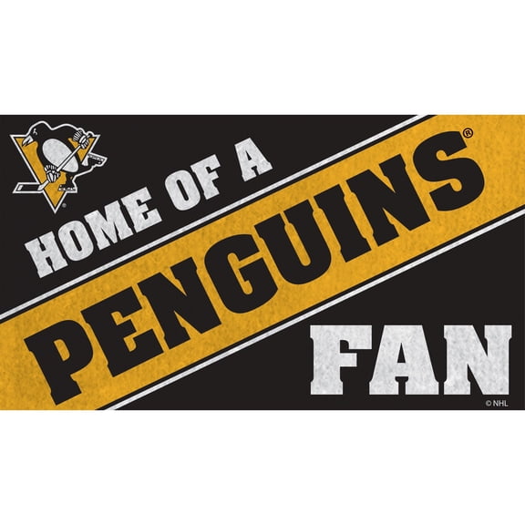 Pittsburgh Penguins 18" x 30" Team Turf Mat