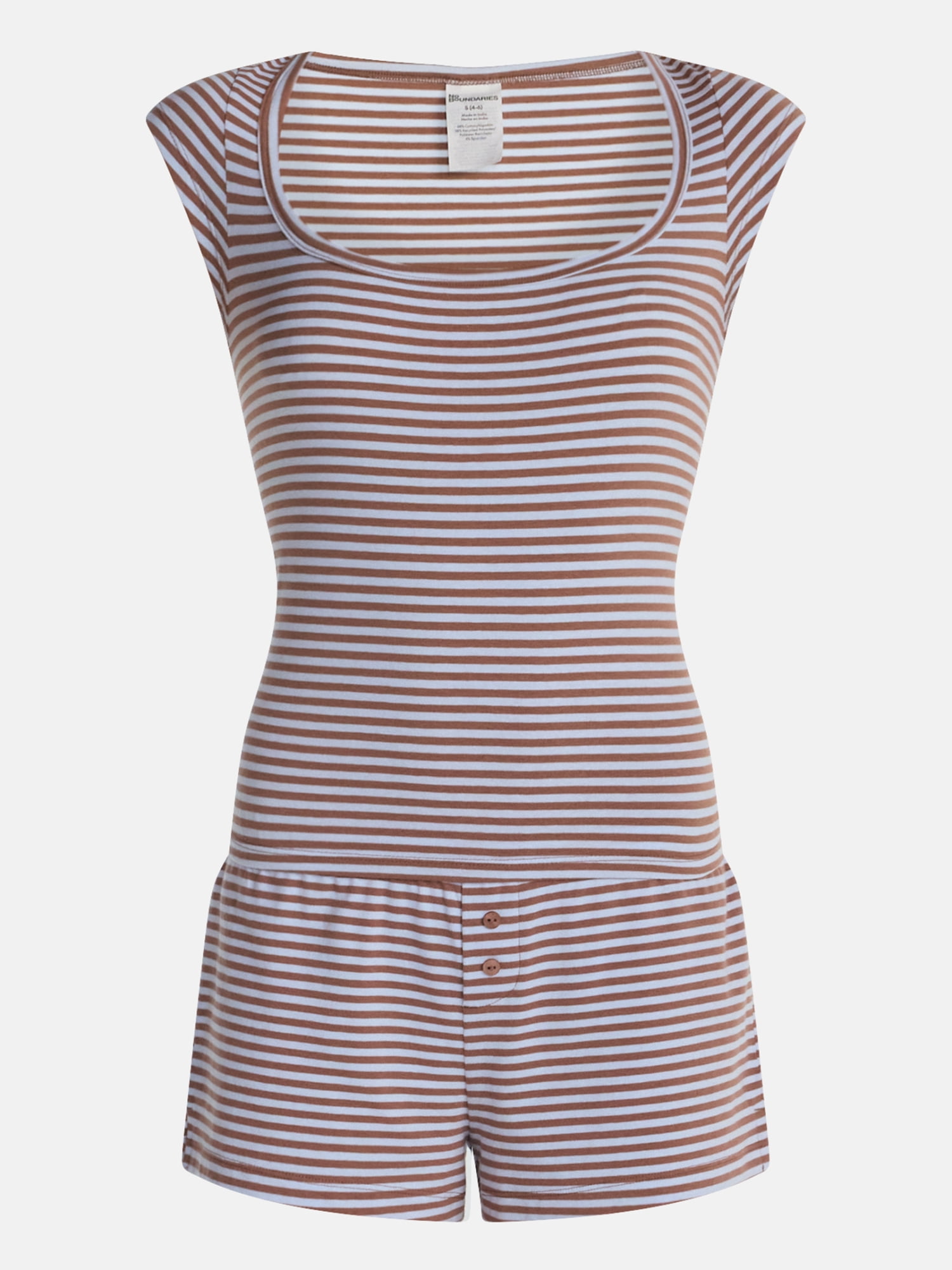 No Boundaries Cloud Core Scoop Neck Sleep Tee, Women's XXS-3X